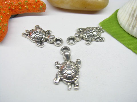 20pcs Metal Lovely Turtle Charms yw-ac-mc45 - Click Image to Close