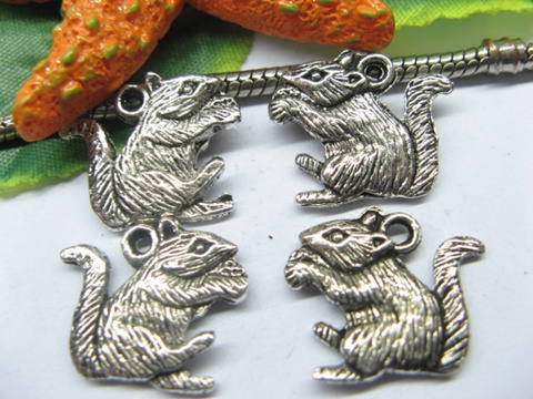 20pcs Metal Squirrel Charms yw-ac-mc85 - Click Image to Close