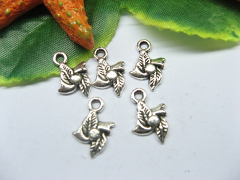 100pcs Beautiful Metal Flower Charms yw-ac-mc86 - Click Image to Close