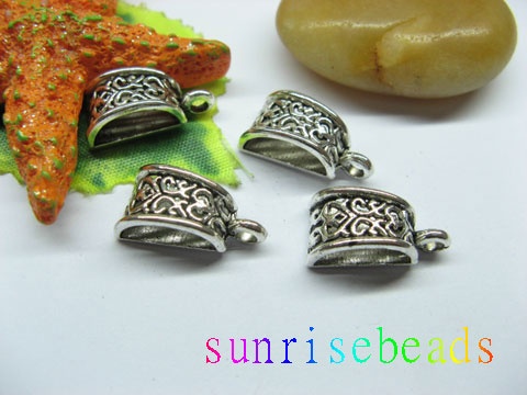 20pcs Tibetan Silver Bail Beads Fit European Beads yw-pa-bb13 - Click Image to Close