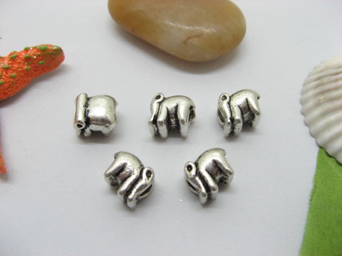 20pcs Tibetan Silver Elephant Beads Fit European Beads Yw-pa-mb1 - Click Image to Close