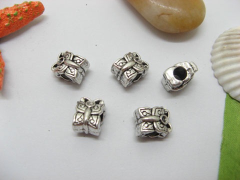 20pcs Tibetan Silver Butterfly Beads European Design - Click Image to Close