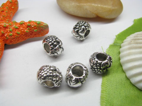 20pcs Tibetan Silver Barrel Beads European Design Yw-pa-mb98 - Click Image to Close